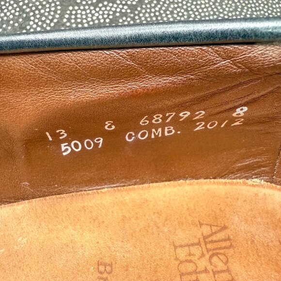 Allen Edmonds Bridgeton Black Leather Tassel Loafers Mens Size 13 - Picture 5 of 10